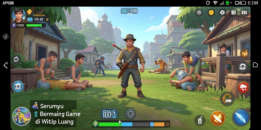 Tampilan gameplay <strong>AP686</strong> yang penuh warna dan menarik.
