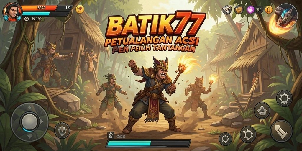 Tampilan gameplay BATIK77 yang menegangkan dan seru.
