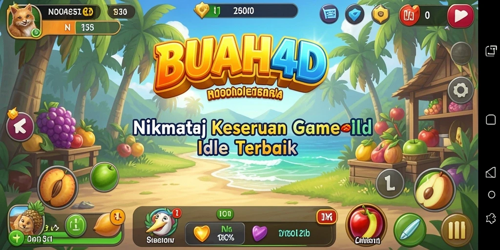 Tampilan gameplay BUAH4D yang menarik dan penuh warna.