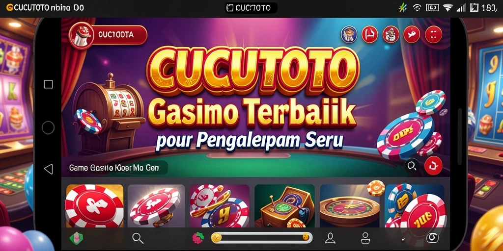 Screenshot CUCUTOTO menampilkan gameplay kasino yang menarik.