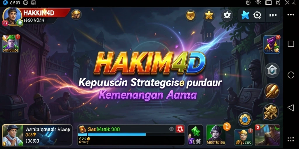 Tampilan menarik dan mendalam dari gameplay HAKIM4D.