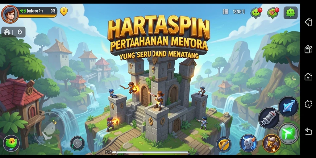 Tampilan menawan dari gameplay HARTASPIN yang mendebarkan.