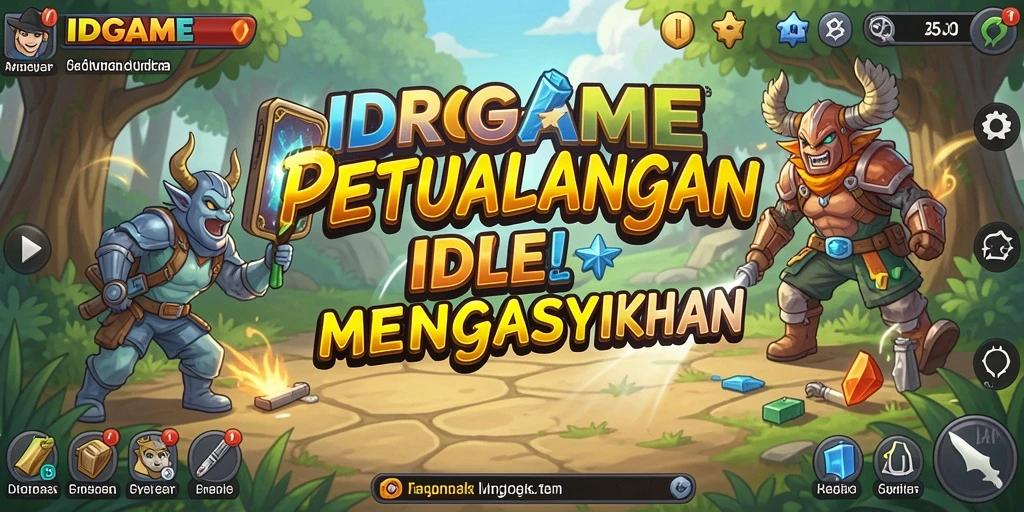 Screenshot gameplay IDRGAME yang menampilkan serunya permainan Idle.