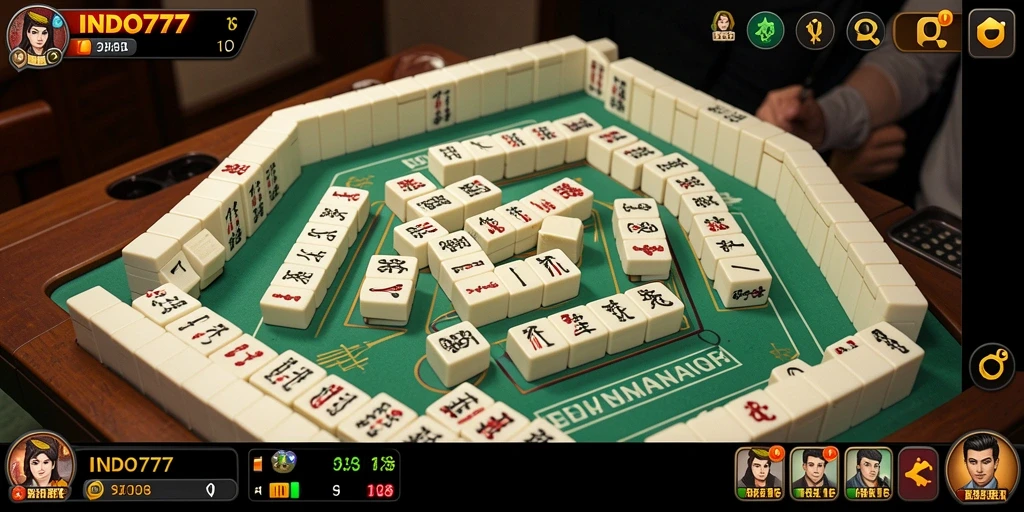 Gameplay INDO777 yang seru dan menantang dalam Mahjong.