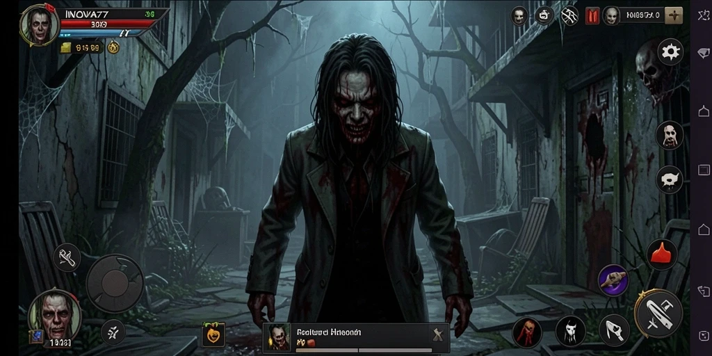 Tangkapan layar menampilkan gameplay Horror yang mendebarkan dan misterius.