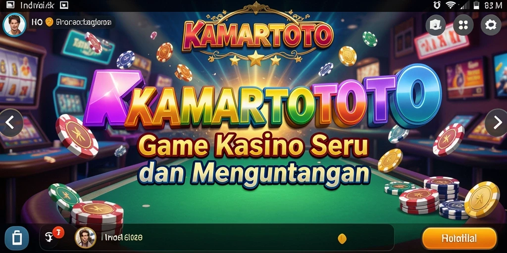 Tampilan gameplay KAMARTOTO yang menegangkan dan seru.