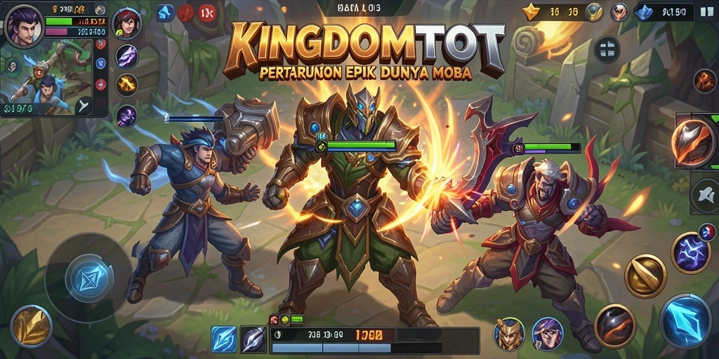 Gameplay seru KINGDOMTOTO dengan pertarungan tim yang menjanjikan.