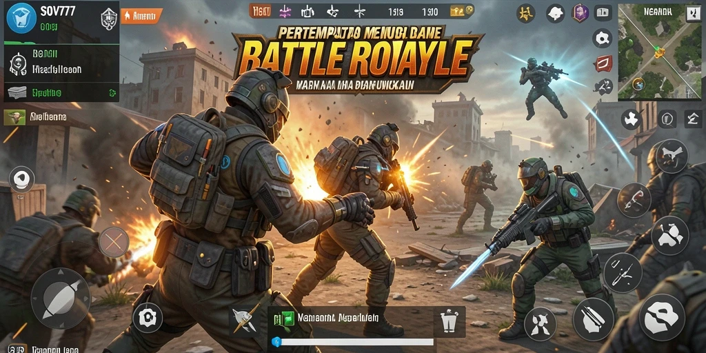 Tangkapan layar gameplay SOV777 dengan aksi pertempuran sengit.