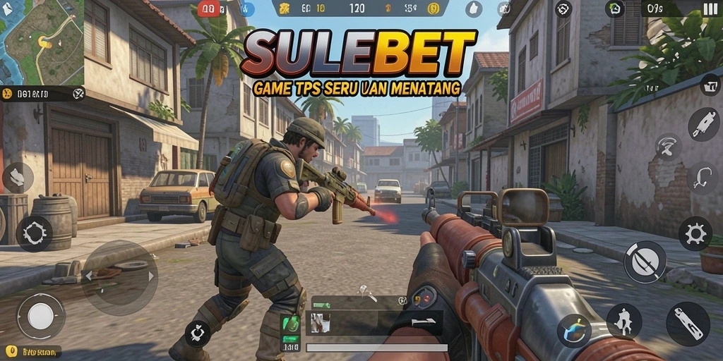 Screenshot gameplay SULEBET menampilkan aksi tembak-menembak yang seru.